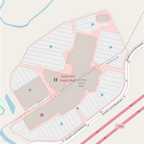 Solomon Pond Mall Map - Map Of Zip Codes