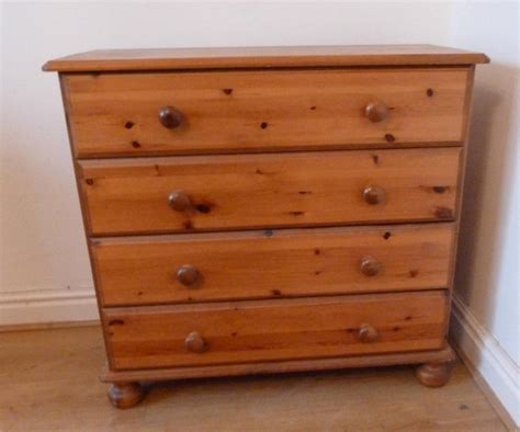 Solid Pine Chest of Drawers | eBay