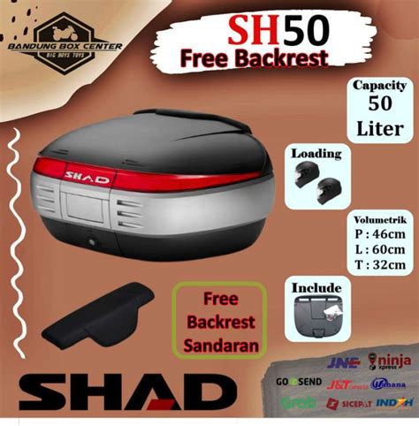 Promo Box Motor Box Touring Shad Sh Shad Sh Termasuk Backrest