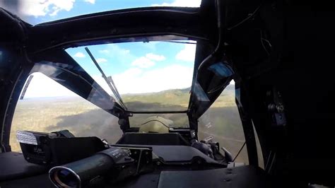 Flying in the AH-64D Cockpit - YouTube