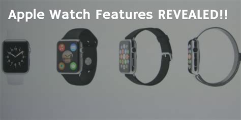 Apple Watch Features REVEALED - Apixel's Blog | IT Support | IT Services Latest News