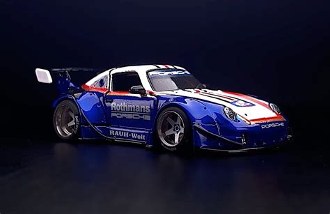 Custom Body Porsche 911 Gt2 Rwb With Rothmans Racing Livery Is Toy