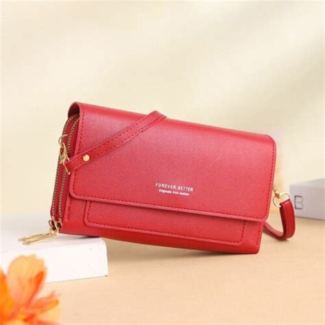 Jual JTF7126 Red Tas Dompet Selempang Forever Better Wanita Cantik