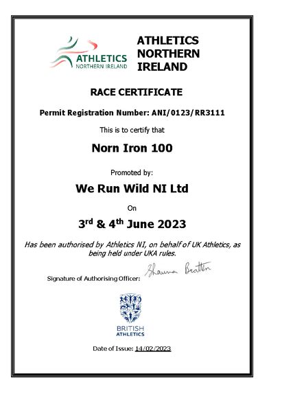 Norn Iron Ultra 100 Werunwildni