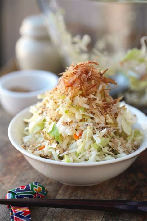 Japanese Coleslaw (Kyabetsu Salad) | Pickled Plum