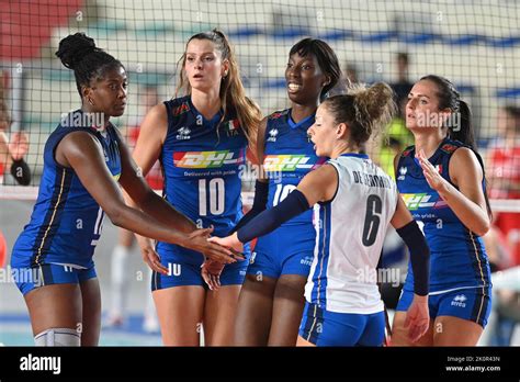 Naples Italy 12th Sep 2022 Italy Team Celebrate After Point During Dhl Testmatch Road To