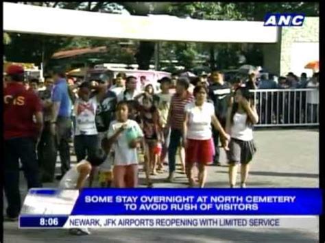 Filipinos Troop To Manila North And South Cemeteries YouTube