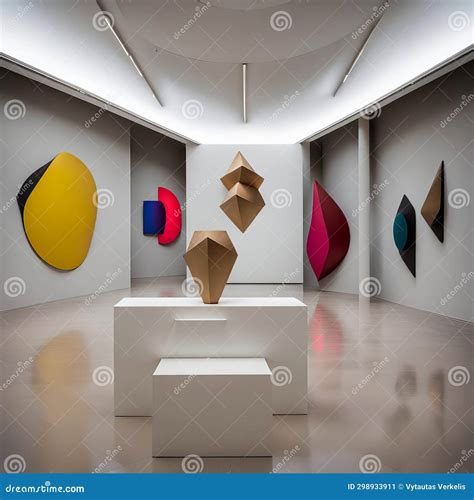 Interior of the Contemporary Art Museum Stock Image - Image of