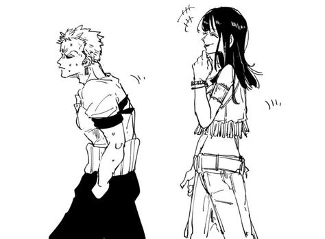 Zoro and Robin Fanart