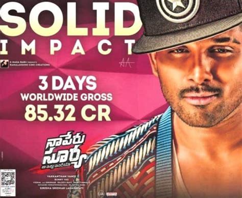 Naa Peru Surya box office collection day 3: Allu Arjun's film collects ...