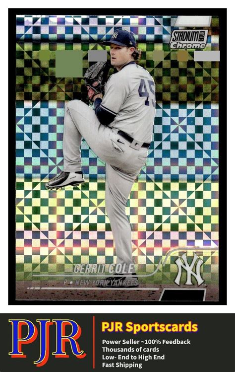 Stadium Club Chrome Gerrit Cole New York Yankees X Refractor