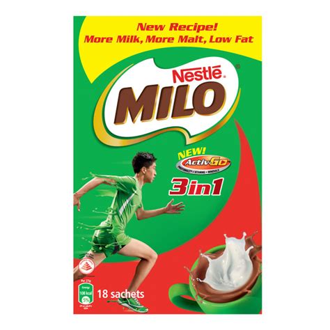 Milo Activ Go In Instant Chocolate Malt Drink Sachet Case