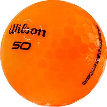 Wilson Fifty Elite Orange Golf Balls - Golfballs.com