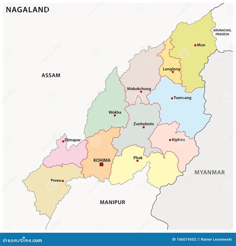 Nagaland River Map