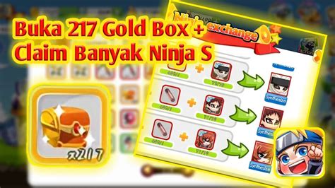 Buka Gold Box Dan Claim Banyak Ninja S Ninja Heroes YouTube