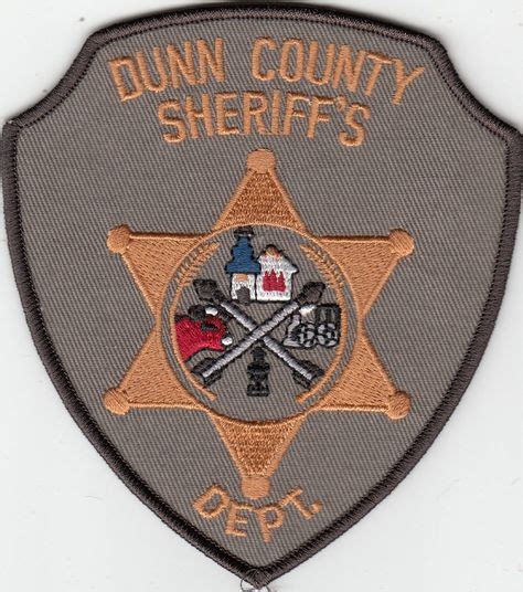 Dunn County Sheriffs Dept Patch Used • 899 Dunn County Police