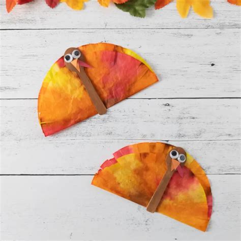 Cute Turkey Coffee Filter Craft | Thanksgiving Ideas for Kids