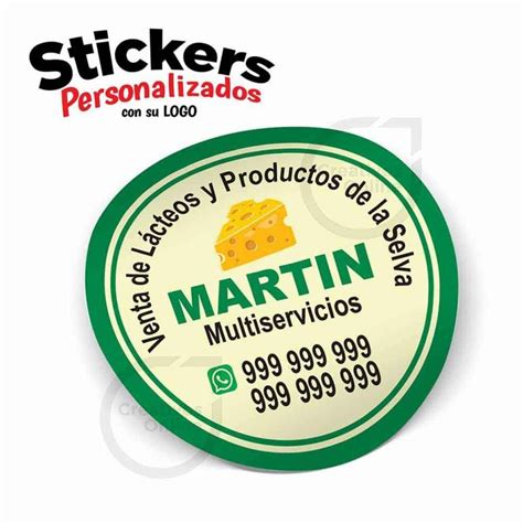 Stickers Personalizados Stickers Troquelados Varias Formas Para Envases