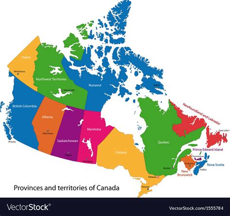 Canada Map With Capitals