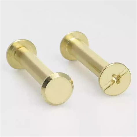 Female Screw Account Book Butt Side Lock Screw Nut Album Stainless