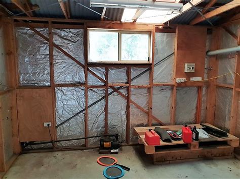 Home Office Barn Conversion Blackbutt NSW Fibo Waterproof Wall