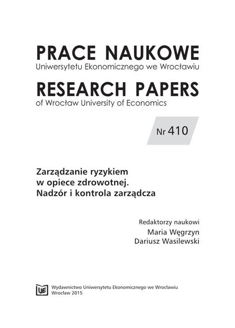 PDF Metodyka badania satysfakcji pacjentów Metodyka badania