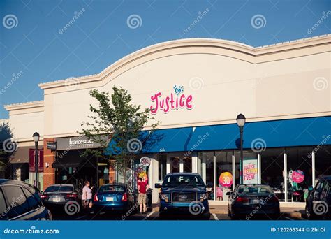 Justice Kids Clothing Store in Center Shopping Mall Editorial Stock Image - Image of brand ...