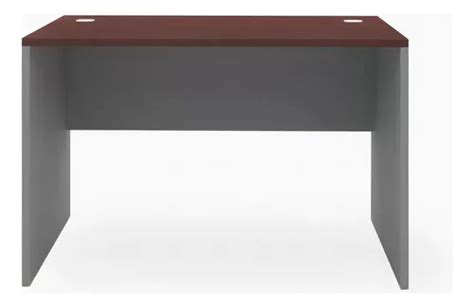 Mesa Oficina Escritorio Melamina 120x60 Form Color Wengué gris