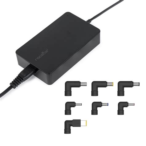 Rocstor Premium W Universal Laptop Charger With Interchangeable Tips