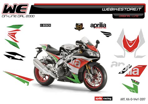 Kit Adesivi Originali Replica Aprilia Rsv Rf