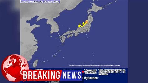 Huge Earthquake Strikes Japan Triggers Tsunami Warning Youtube