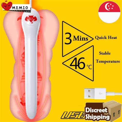 SG Seller Male Masturbator USB Heater Rapid Heating 46 Degrees Sex