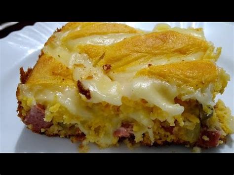 TORTA CREMOSA DE CUSCUZ FLOCÃO DE MILHO Super fácil e muito gostosa