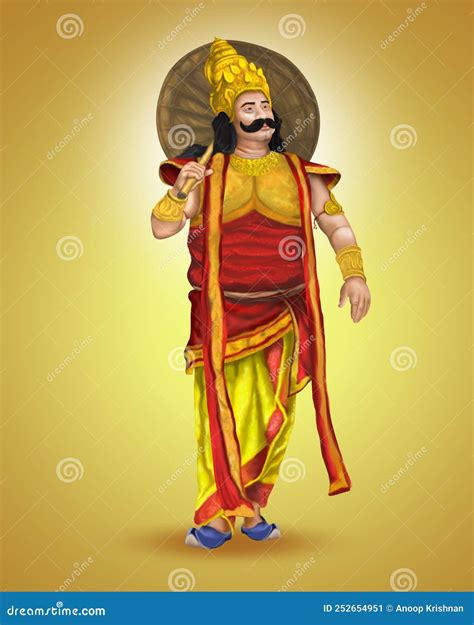 King Mahabali Stock Illustration Illustration Of Culture