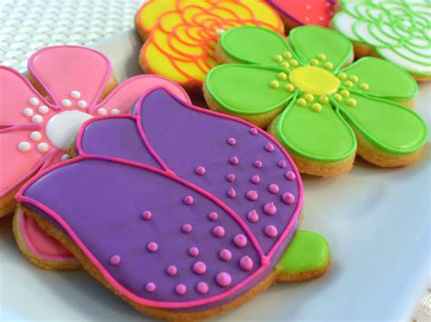 Flower Sugar Cookies Spring Cookies Sugar