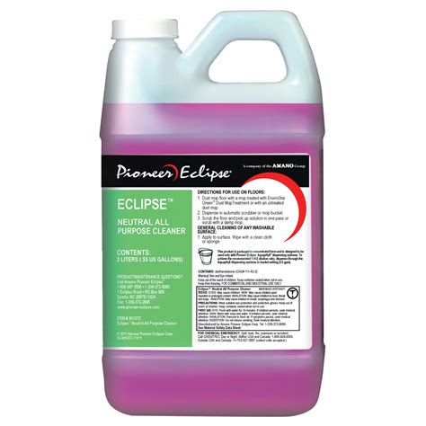 Pio301dtc Pioneer Eclipse 301 Series Eclipse™ Neutral Liquid All Purpose Cleaner Hill And Markes