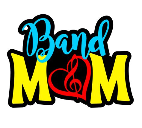 Band Mom Acrylic Key Chain Blank Moxie Vinyls