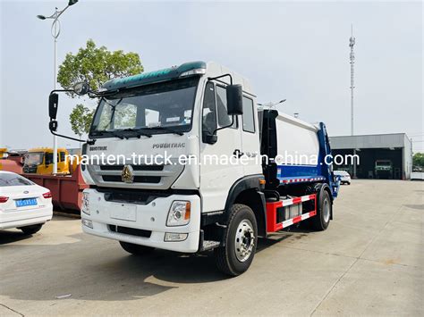 12cbm 14cbm Manuel Rhd 4X4 Sinotruk HOWO Garbage Compactor Truck