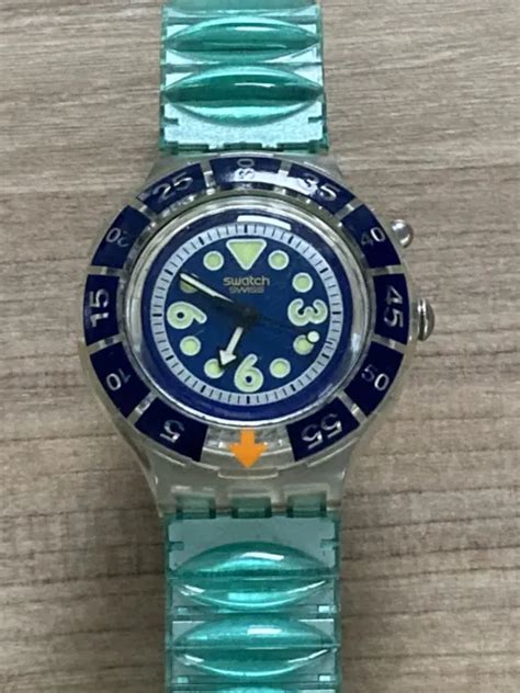 Swatch Scuba Loomi Seetang Sdk Sdk Vintage Eur