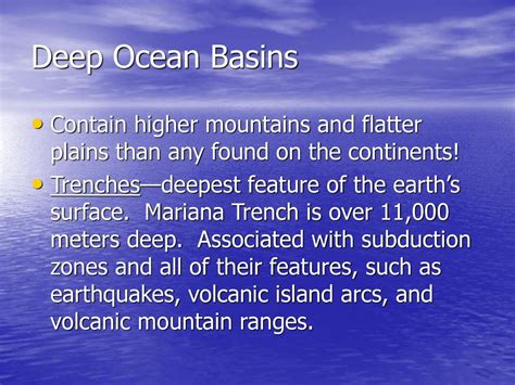 Ch Features Of The Ocean Floor Ppt Download