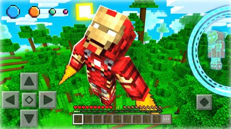 Addon Ironman Tercanggih Di Minecraft Pe 1 20 Youtube