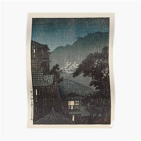 Kawase Hasui Tochinoki Hot Springs In Higo Premium Matte Vertical Posters Designed Sold By
