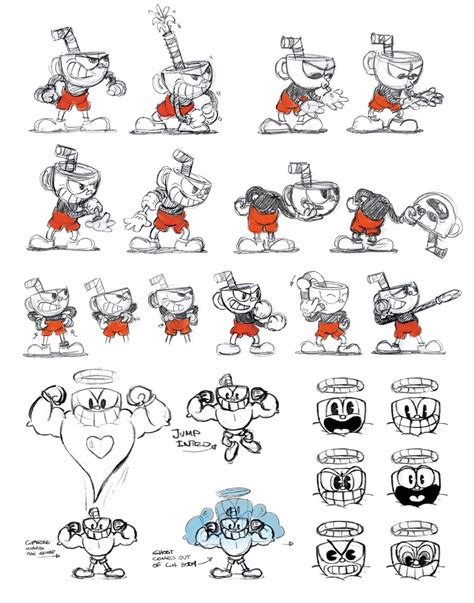 Cuphead Antics Art Cuphead Art Gallery Cartoon Style Drawing