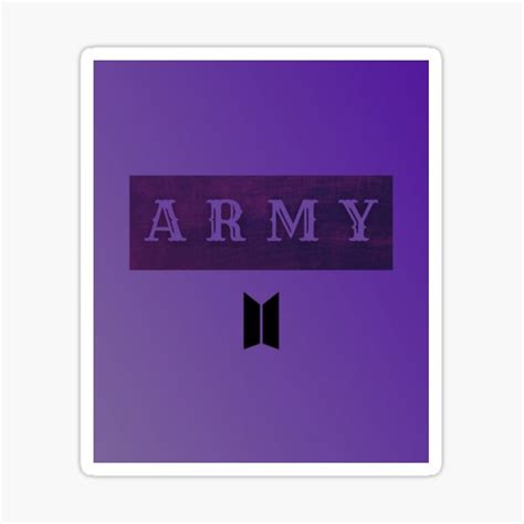 Bts ×army Sticker By Ninedew Redbubble