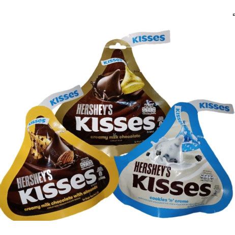 Jual Hersheys Kisses Milk Chocolate Cookie And Creme Almond G Milk