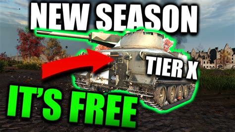 NEW TIER X Tanks For FREE World Of Tanks Console NEW Season YouTube