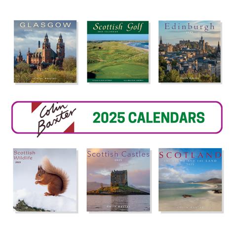 Colin Baxter 2025 Calendars Scotlands Trade Fair Autumn 2023