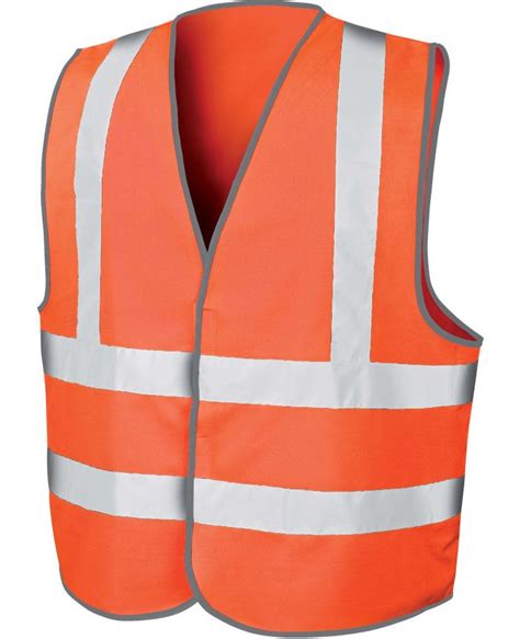 Gilet De S Curit High Viz Motorway R X Fluorescent Orange Promociel