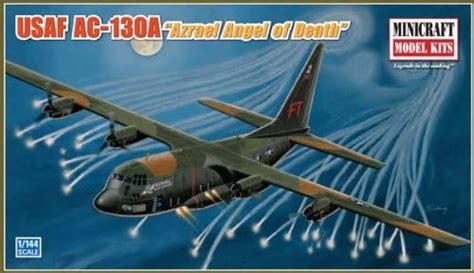 Minicraft Models Ac 130a Azrael Angel Of Death 1 144 Scale Arts Crafts And Sewing