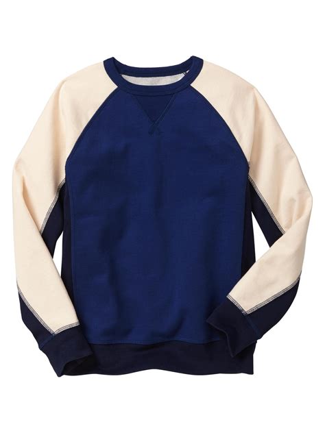 Colorblock Baseball Sweatshirt Gap